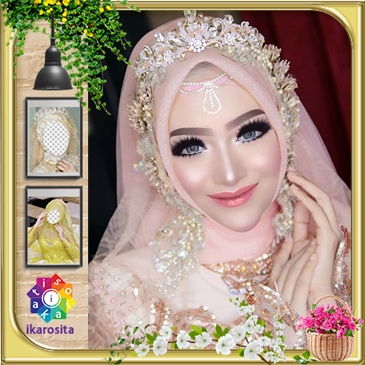 Kebaya Hijab Bridal Photo Fram
