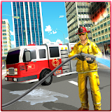 American Firefighter - Fire Truck Rescue Games icon