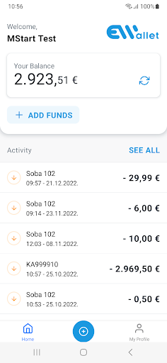eWallet cashless demo