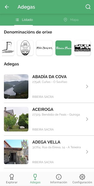 Screenshot 5 Enoturismo en Galicia android