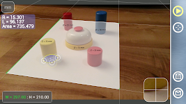screenshot of Partometer3D - camera measure