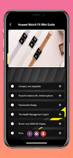Android application Huawei Watch Fit Mini Guide screenshort
