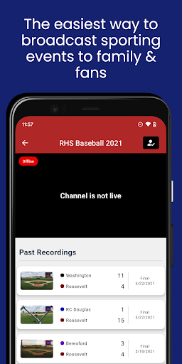 Android application SeasonCast: Your Sport‪s Live screenshort
