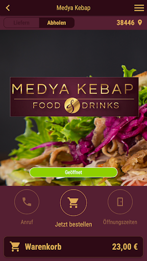Android application Medya Kebap screenshort