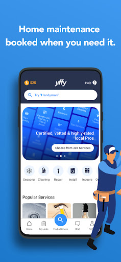 Android application Jiffy screenshort