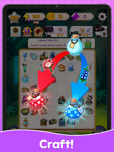 Screenshot of Magic Craft - Merge Tycoon