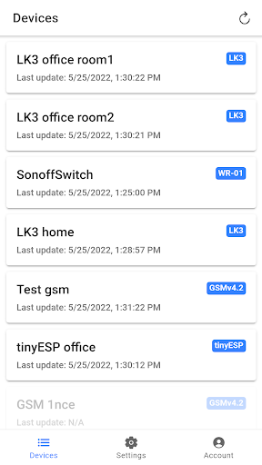 IoT Energy Client Screen 2