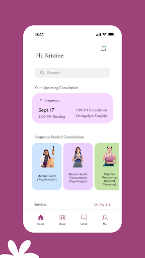 Kindred: Women’s Health Clinic Screen 3