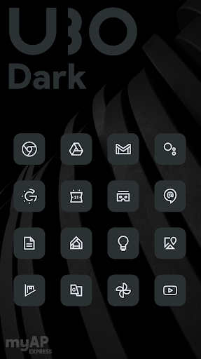 Android application UBO Dark - Material You Pack screenshort