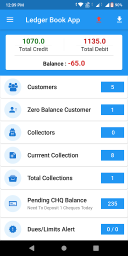 Ledger Book App - For PC, Credit, Debit, Khata