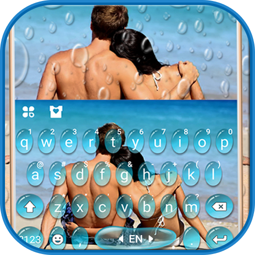 Romantic Photo Keyboard Theme logo