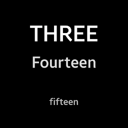 Multicolor Text Clock - Screenshot Image