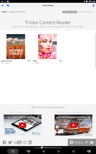 Triobo Content Reader Screenshot