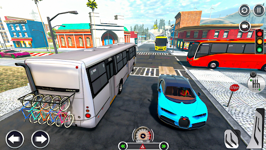 City Traffic Bus Sim Game 2023