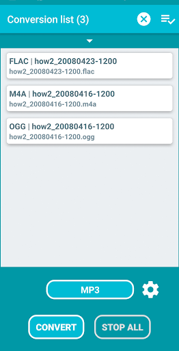 Audio Converter - All formats Screen 3