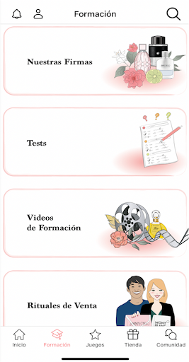 Android application My Fragrance Club Spain screenshort