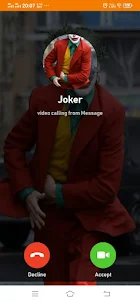 Joker Calling Fake Video Call