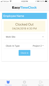Easy Time Clock- Latest version for Android 3