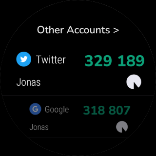 Screenshot of Authenticator App - OneAuth