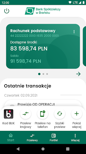 Android application BS Bransk MobileNet screenshort
