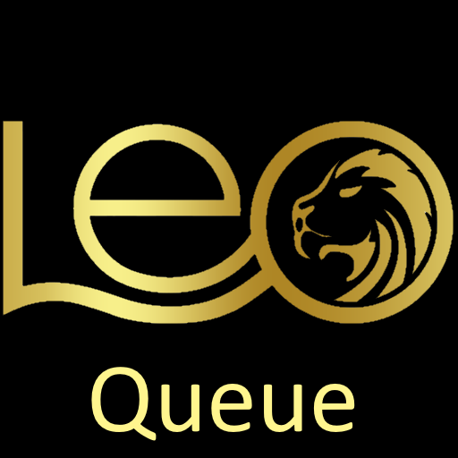 LEO Salon Software; Queue View logo