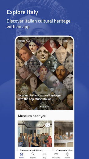 Android application Musei Italiani screenshort