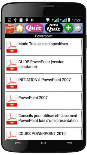 Cours de powerpoint Screen 2