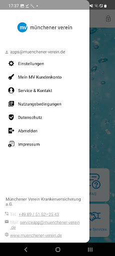 Münchener Verein - Service Screen 3