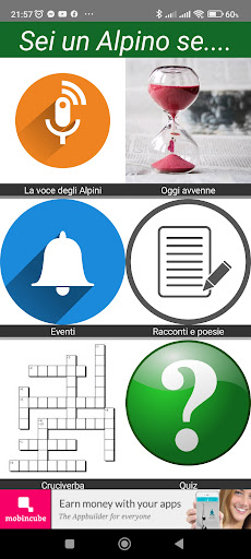 Android application Sei un Alpino se.... screenshort