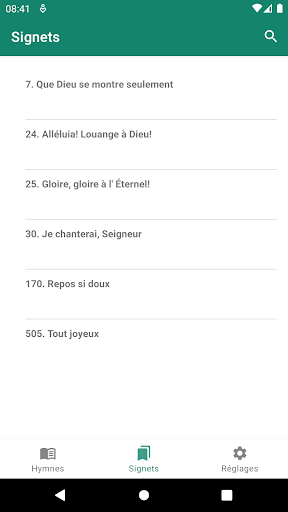 Hymnes et Louanges Screen 3