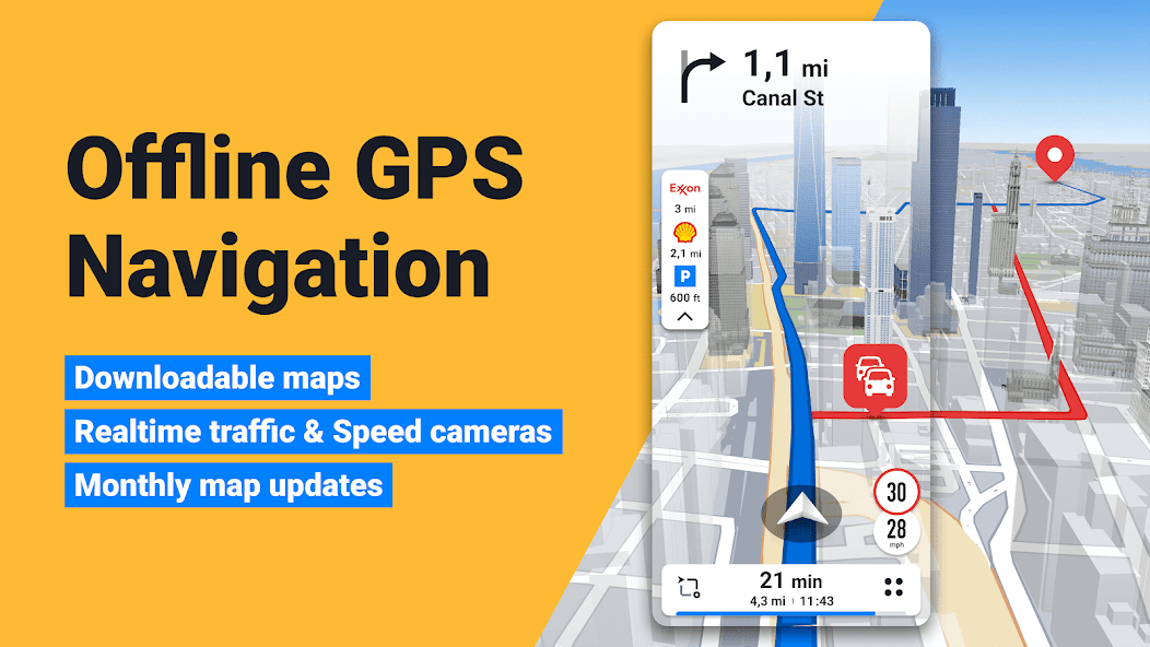 Sygic GPS Navigation & Maps banner