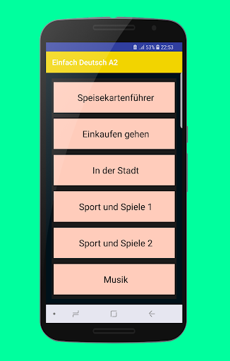 Einfach Deutsch Sprechen lerne Screen 2