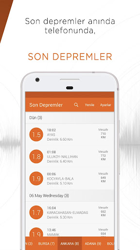 Son Depremler Screen 3