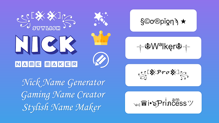 Nickname Creator & Name Maker - 1.0 - (Android)