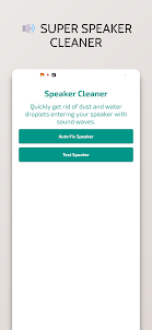 Speaker Cleaner Remove Water