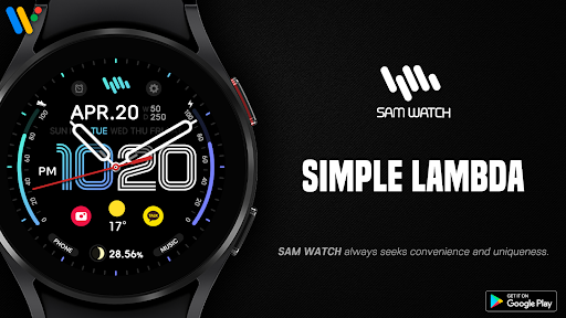 Android application SamWatch Simple Lambda screenshort