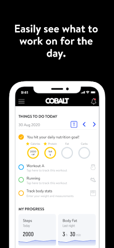 Android application Cobalt+ screenshort
