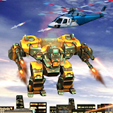 Flying Robot Battle Rescue Sim icon