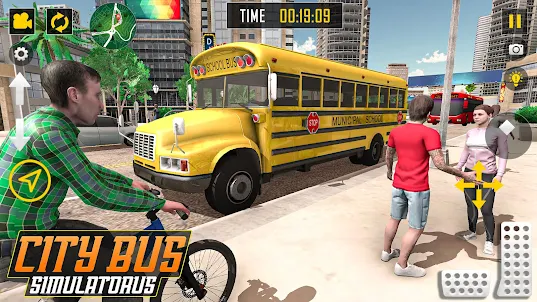 Jogos modernos direção ônibus