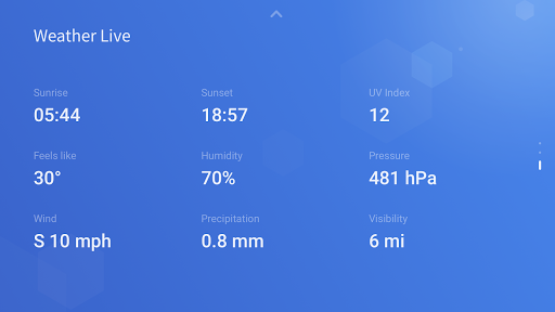 Screenshot of Weather