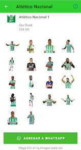 Imágen 10 Atlético Nacional Stickers android