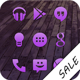Purple Go Apex Nova Icon Theme icon