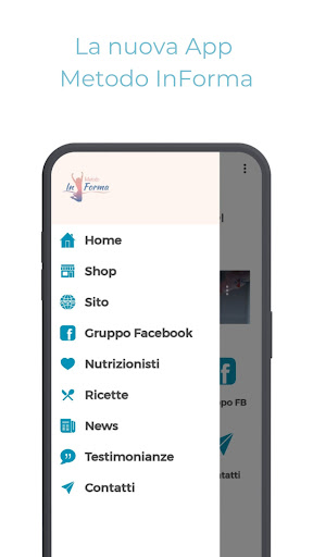 Android application Metodo InForma screenshort