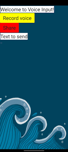 Voice Input Screen 2