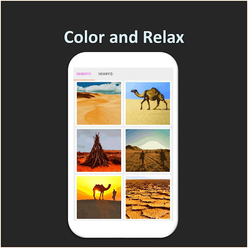 Color by Number - desert Screen 3