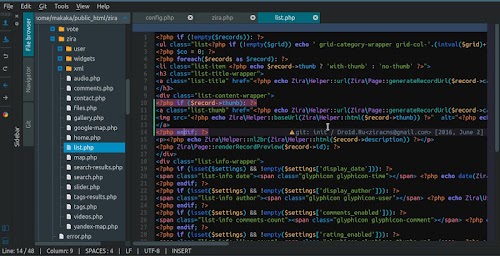 Zira PHP Editor
