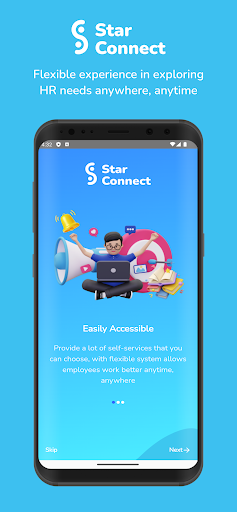 Android application StarConnect HR screenshort