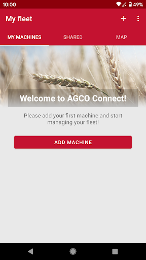 Android application AGCO Connect screenshort