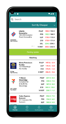 Android application Companion Price Manager screenshort
