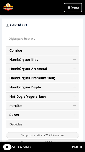 Paraquedas Burger Screen 2